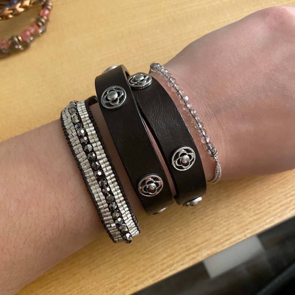 Like new! Stella & Dot stacking bracelets - 3
